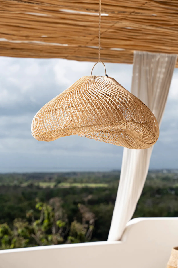 Suspension en rotin CLOUD