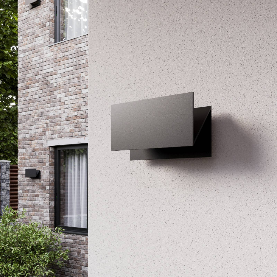 Applique extérieure en aluminium moderneLED