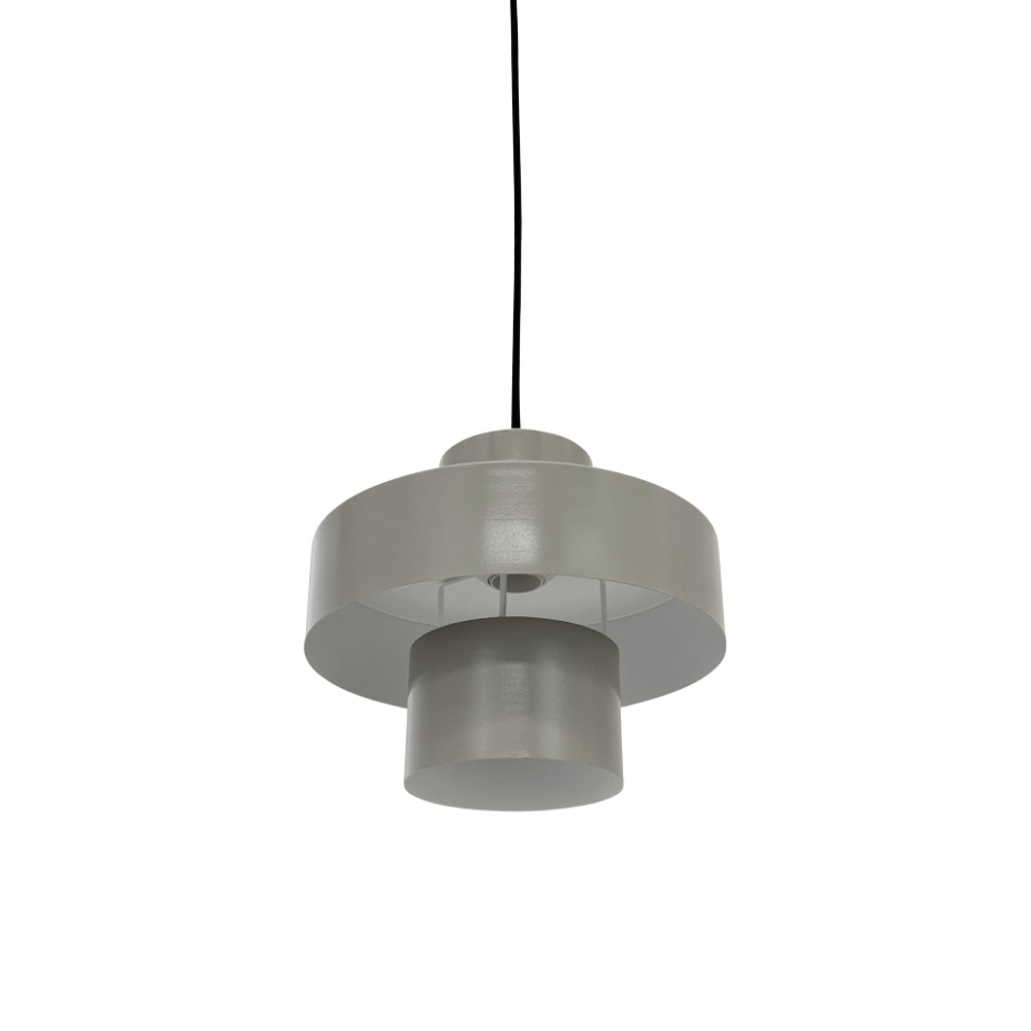 Suspension en métal gris STOKE