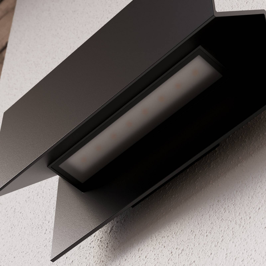 Applique extérieure en aluminium moderneLED