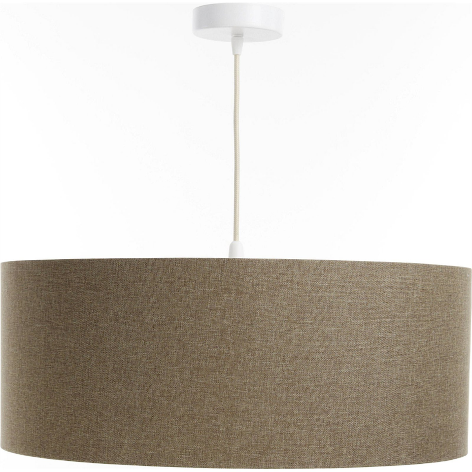 Suspension ronde en tissu style boho pour salon ou chambre
