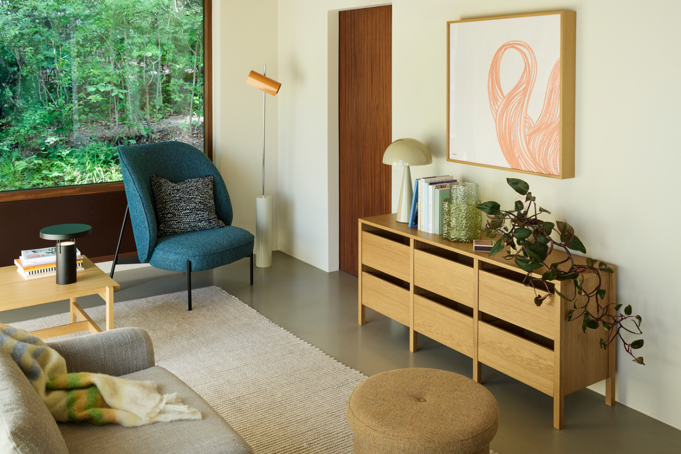 Lampe de table en fer MUSH