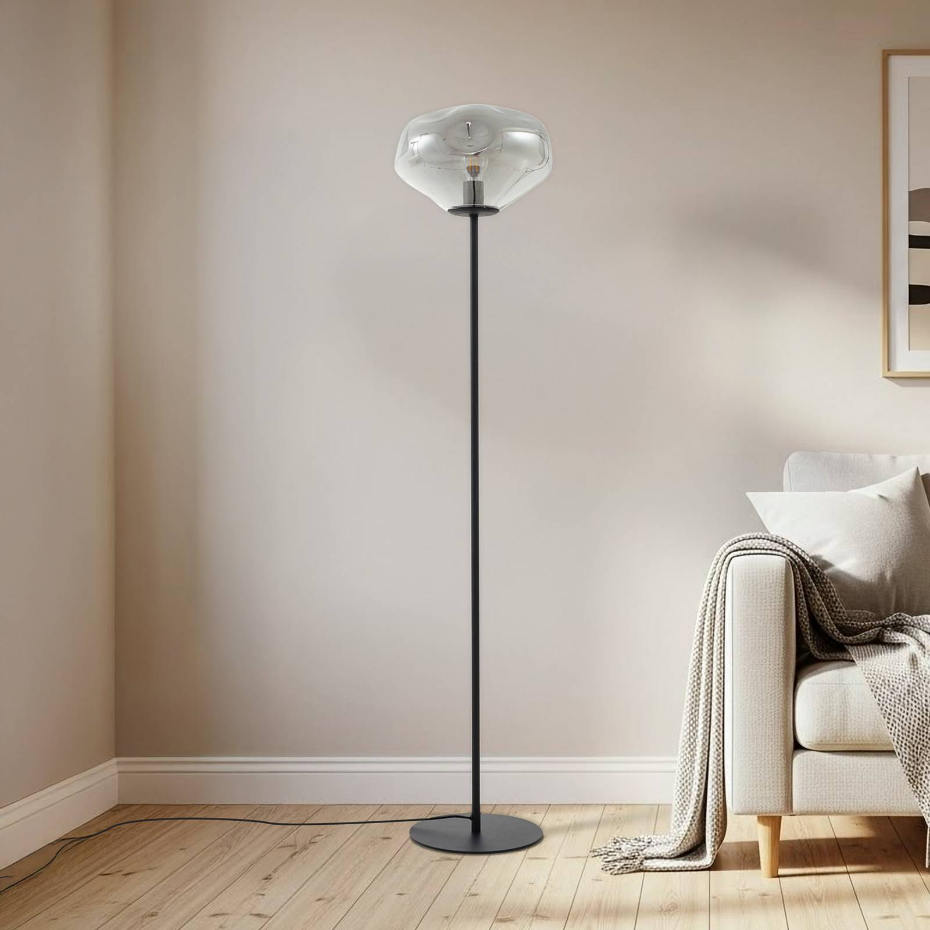 Lampadaire en verre design, Lelia