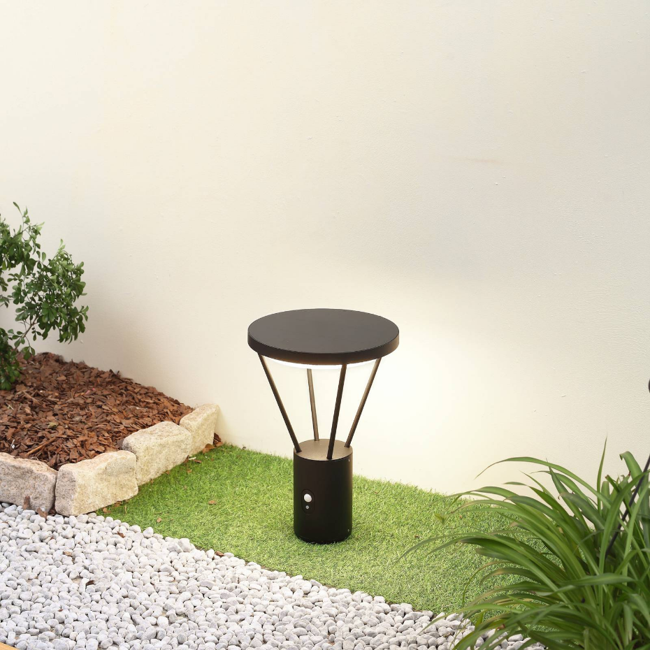 Lampe solaire en aluminium moderneLED
