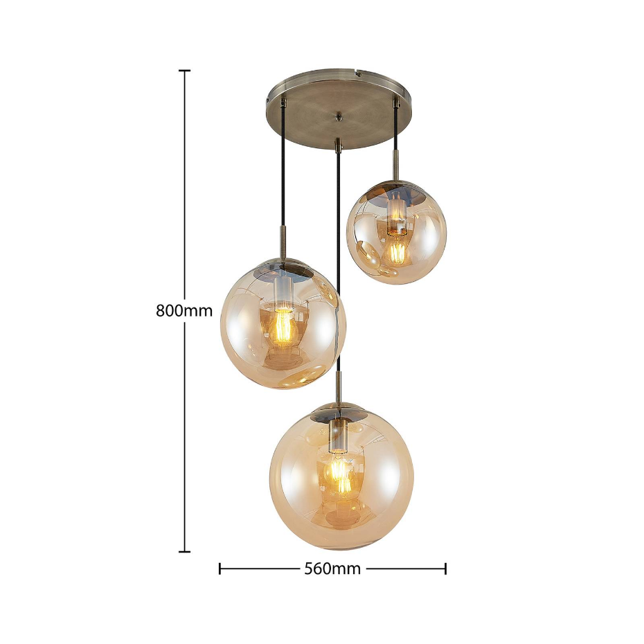 Suspension en verre moderne, Teeja