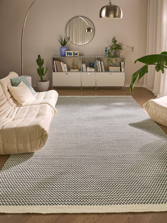 Tapis de laine tissé main LAURA