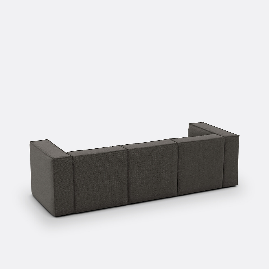 Modulable 3 places, tissu texturé, Seven