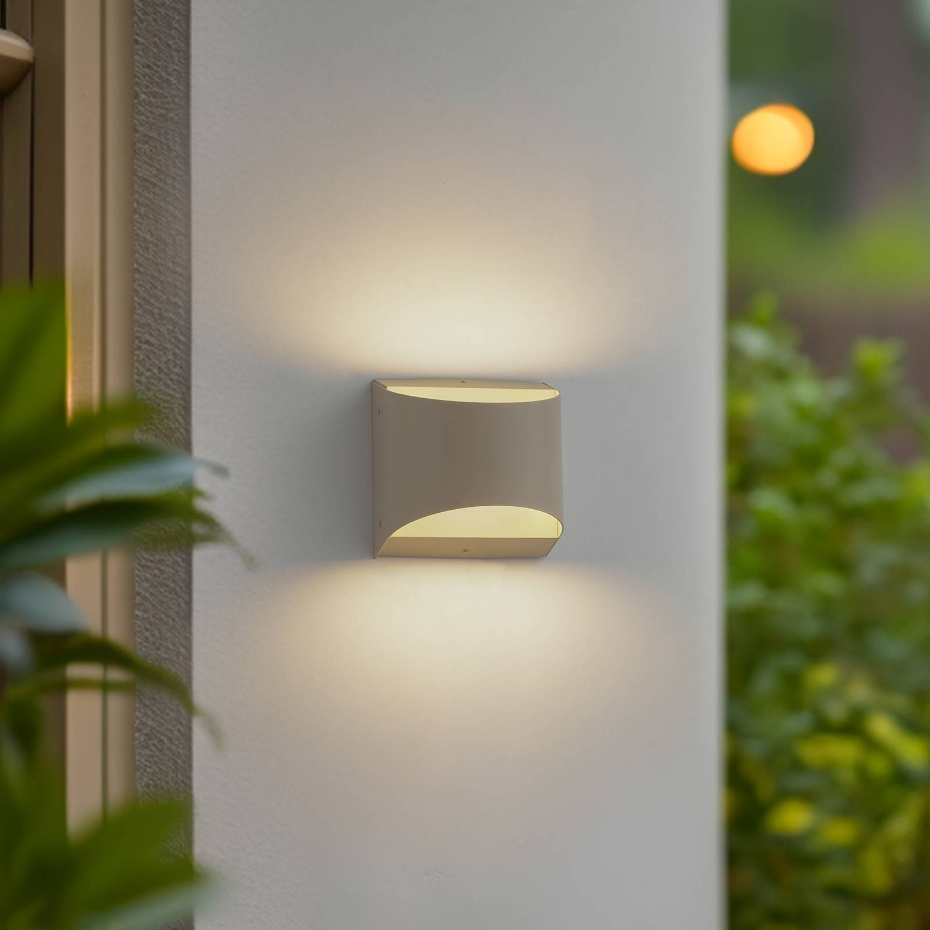 Applique extérieure en aluminium moderneLED