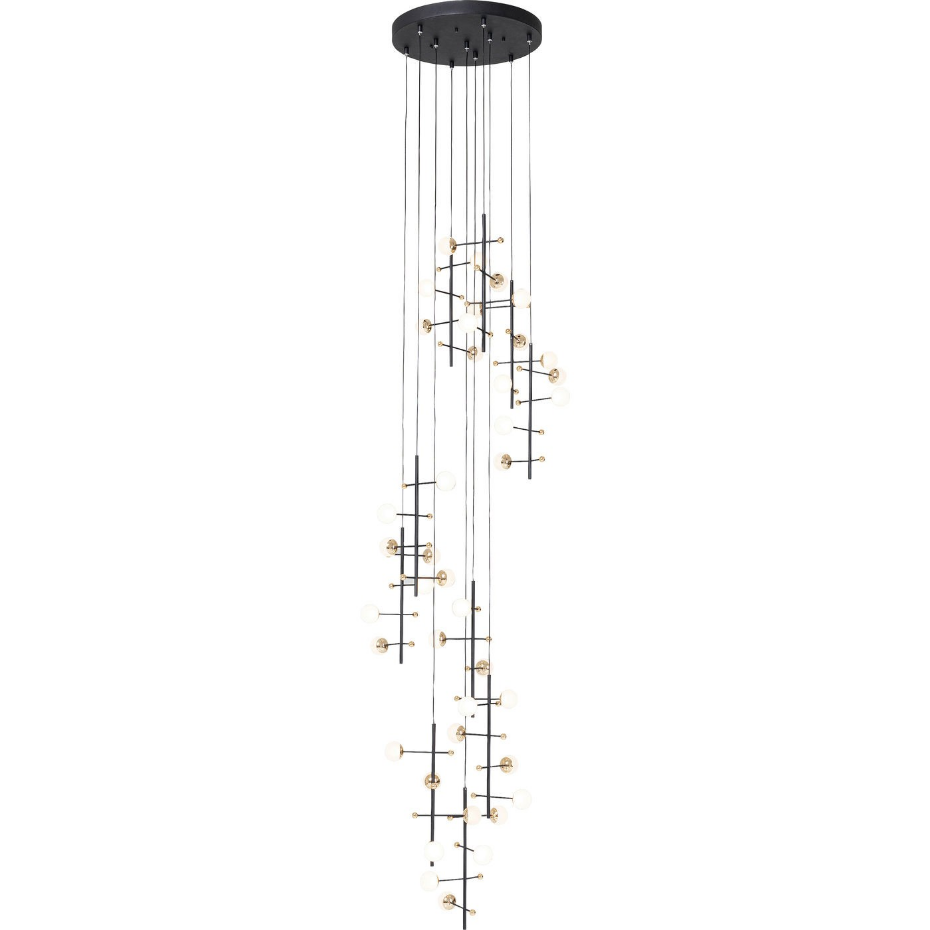 Suspension en acrylique et acier, TRAPEZ