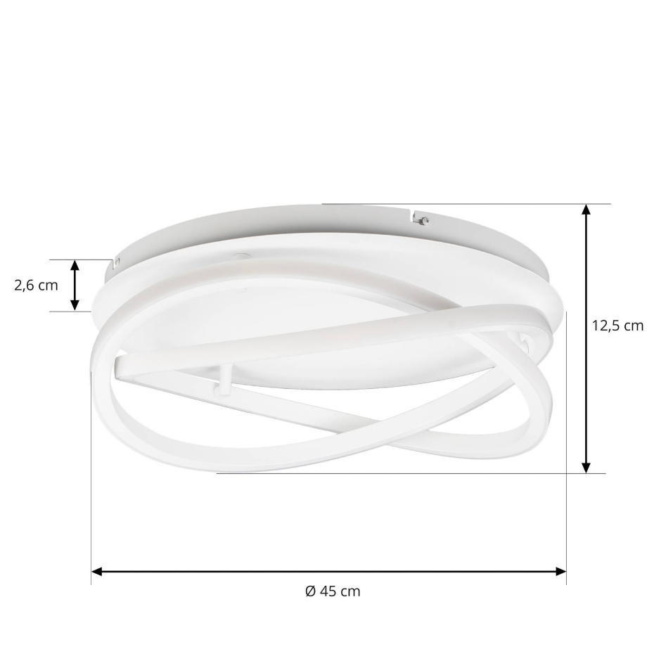 Plafonnier en aluminium moderneLED, Aldric