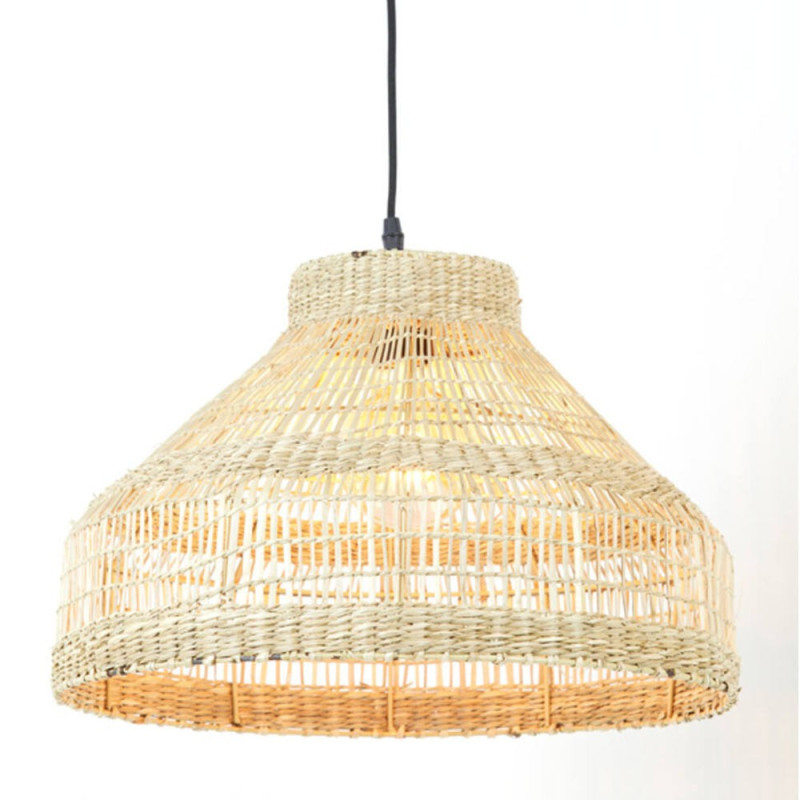 Suspension fabriquée à partir de fibre naturelle Tika Herbes Marines Diam.45