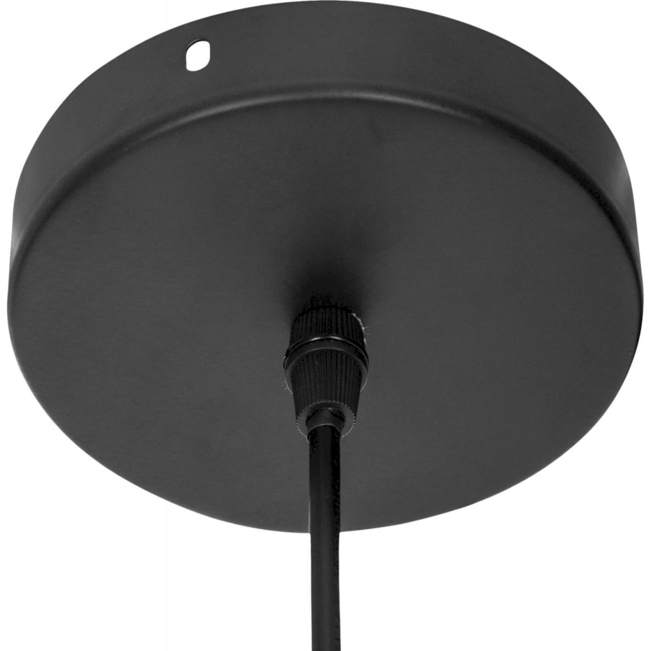 Suspension en métal et bambou tressé 38 cm