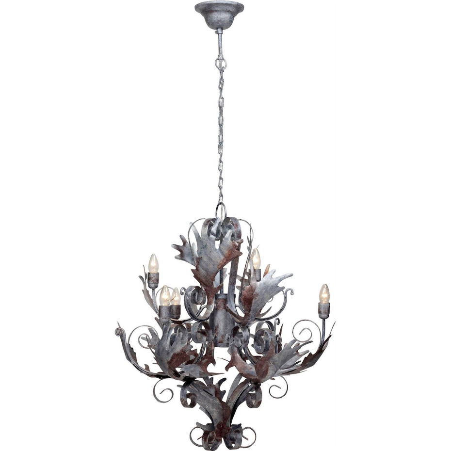 Suspension lustre vintage en fer Fly Through