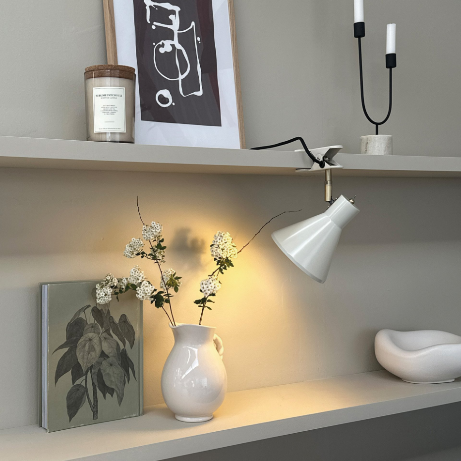 lampe à pince crème blanc SLEEP