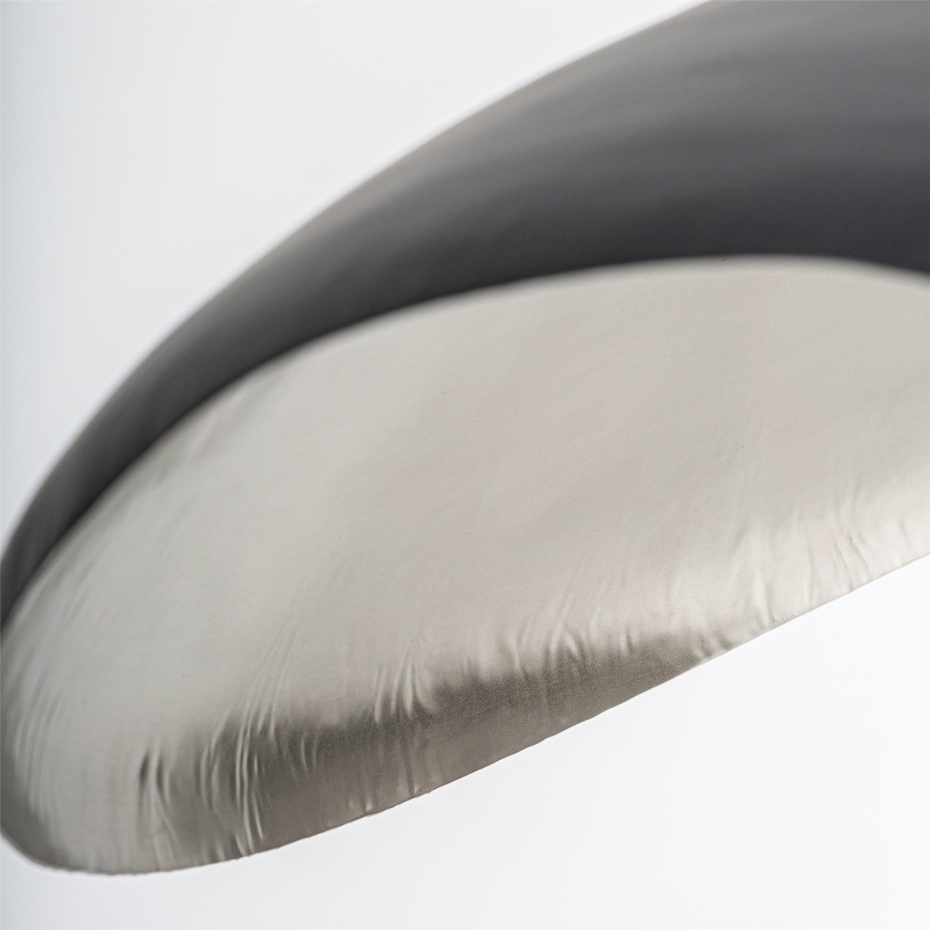 Lustre contemporain en fer finition sablée