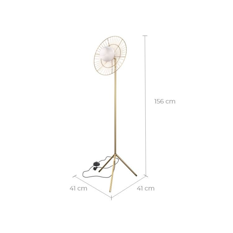 Lampadaire en métal - BANDIA