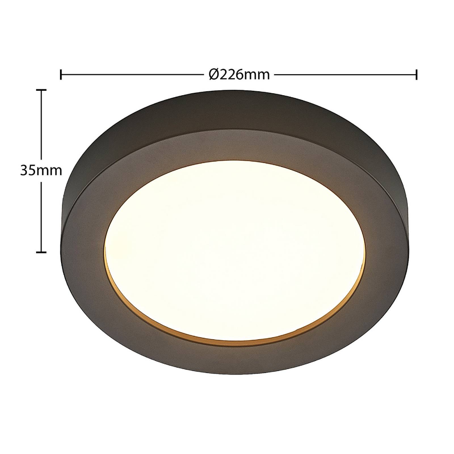 Plafonnier en aluminium moderneLED, Edwina