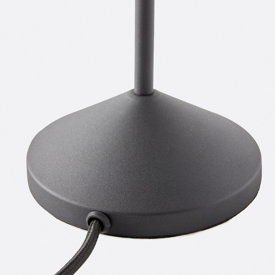 Lampe à poser en métal fer H42 cm, Coney