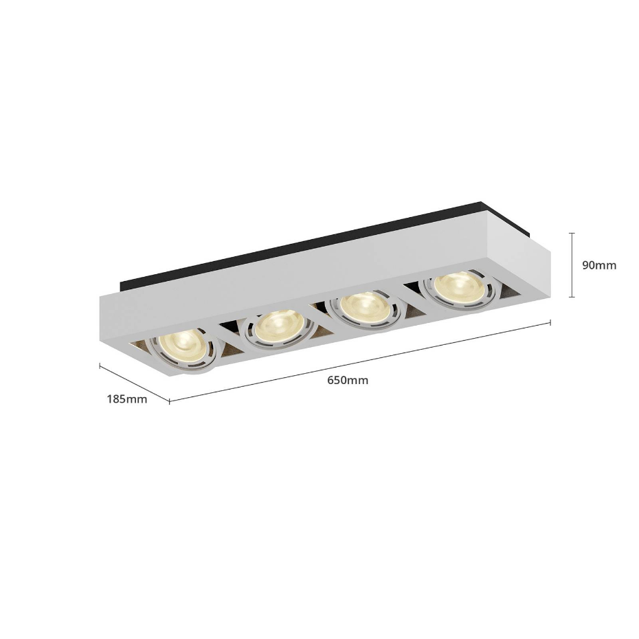 Plafonnier en aluminium moderne, Ronka