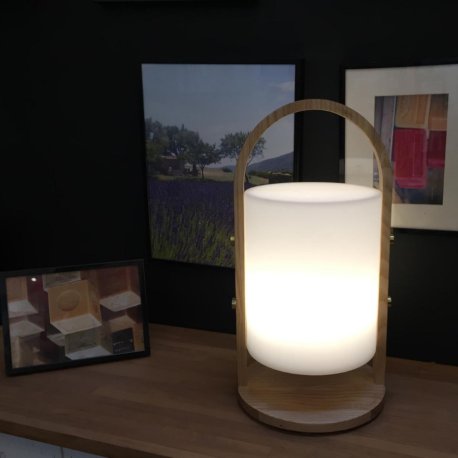 Lanterne sans fil LED WOODY H37cm