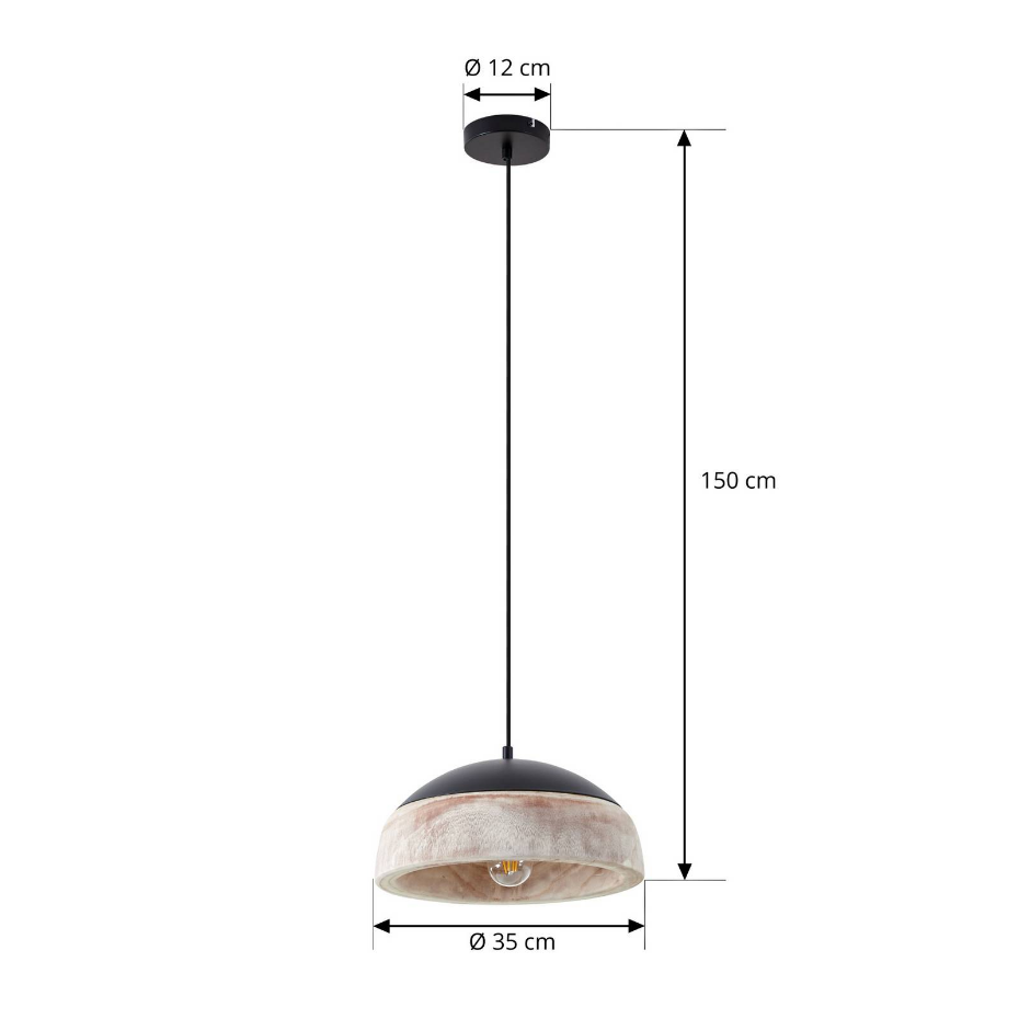 Suspension en bois moderne, Leivar