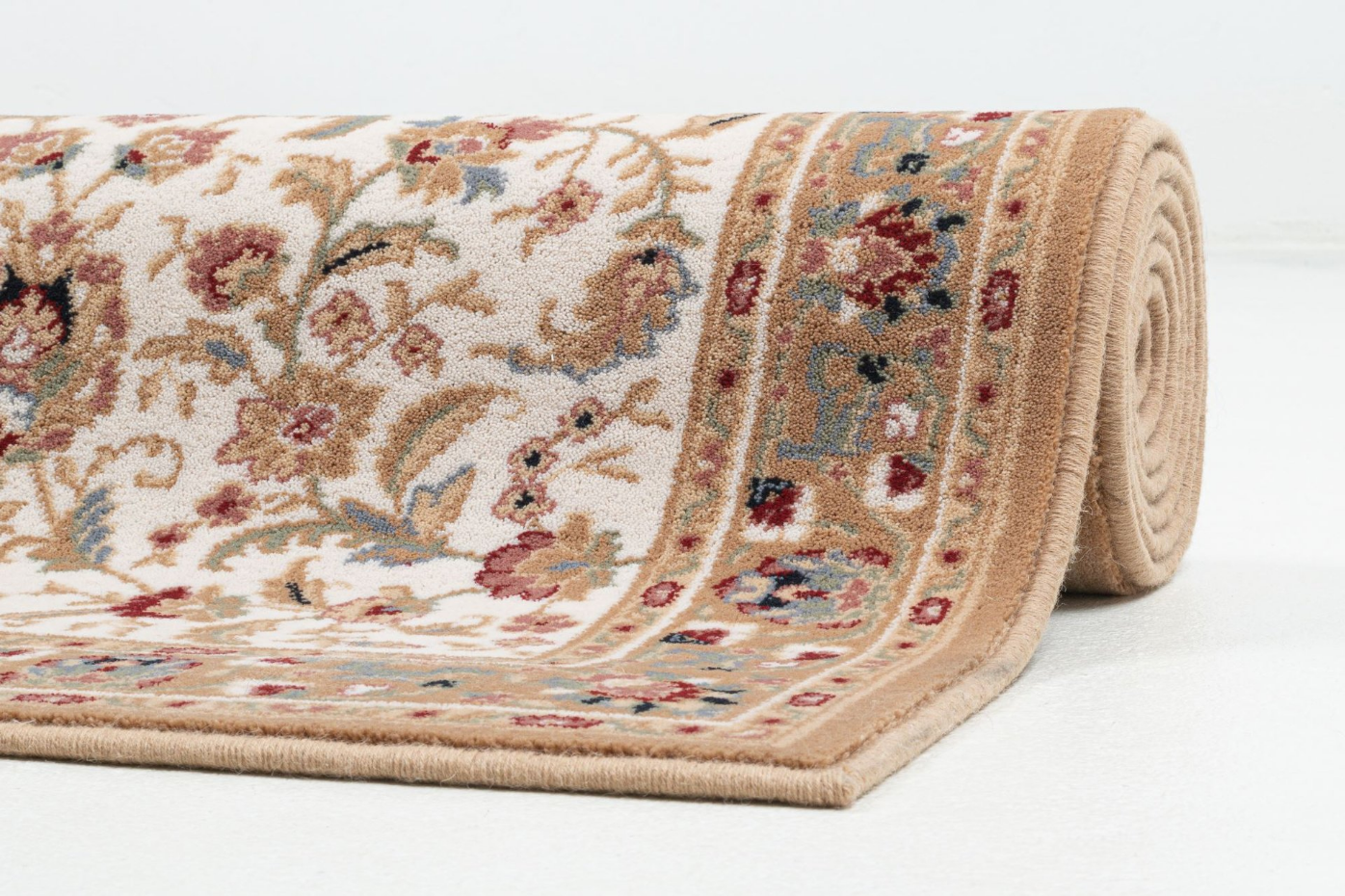 Tapis couloir floral Dolna, tissé, laine, d'orient