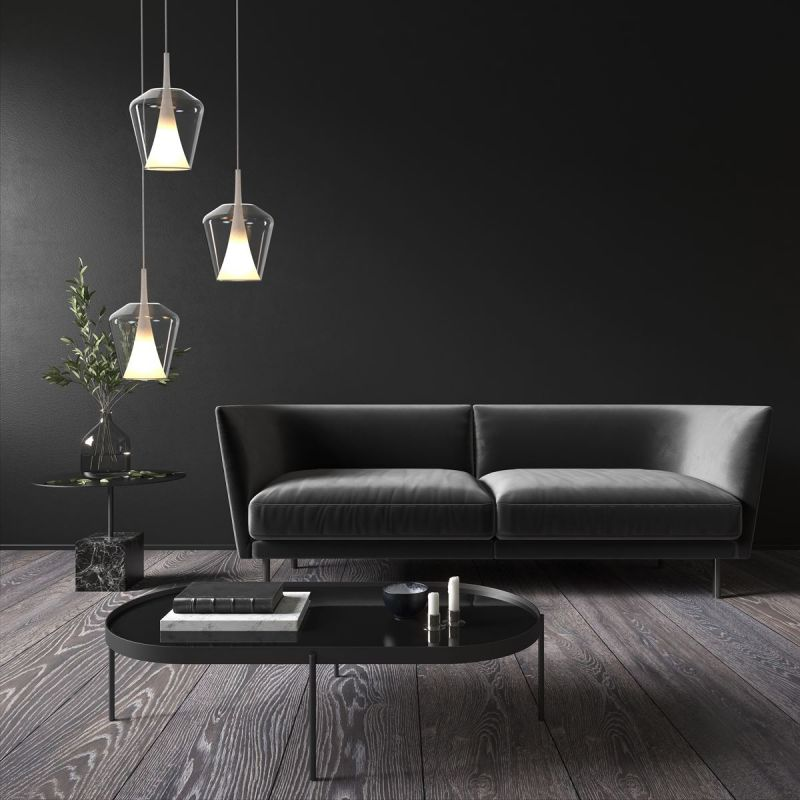 Suspension en verre design, D.22.5 , ELSA