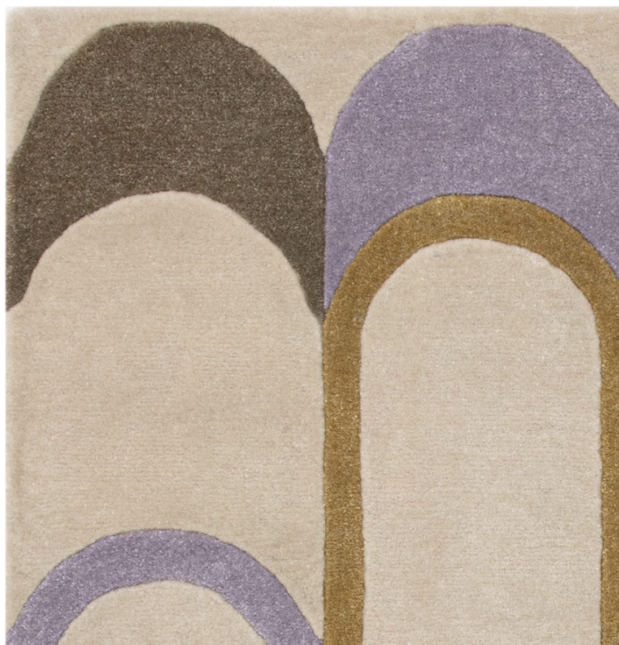 Tapis de salon moderne style rétro MOTA