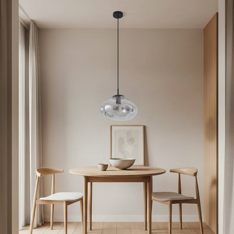 Suspension en verre design, Lelia
