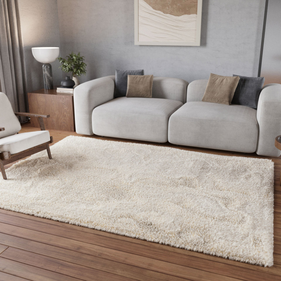 Tapis shaggy aspect laineux ,  PARMA