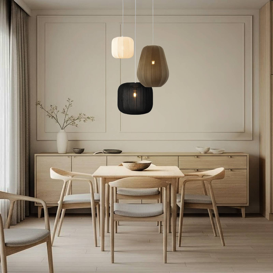Suspension en textile scandinave, Helin