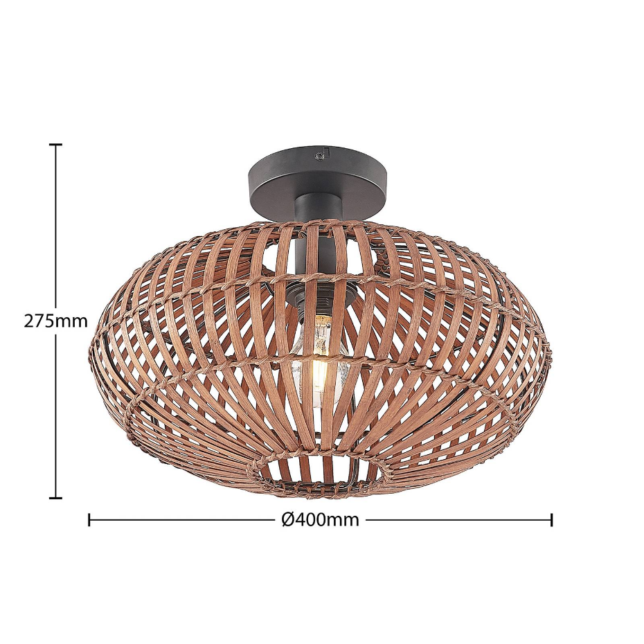Plafonnier en bambou scandinave, Majeora