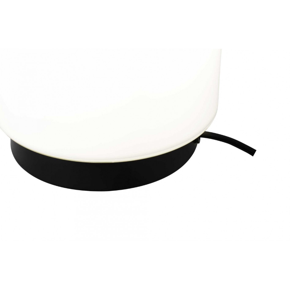 Lampe à poser en verre & métal, TEORA