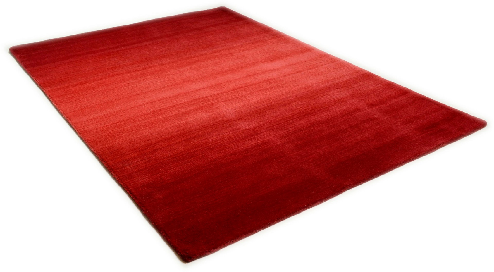 Tapis tissé main en couleurs vives et dégradé - Wool comfort