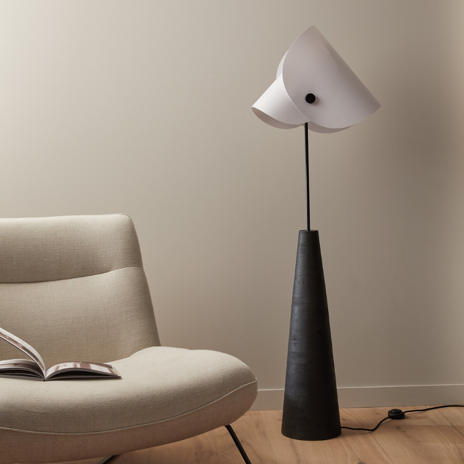Lampadaire, Orukami, design Emmanuel Gallina