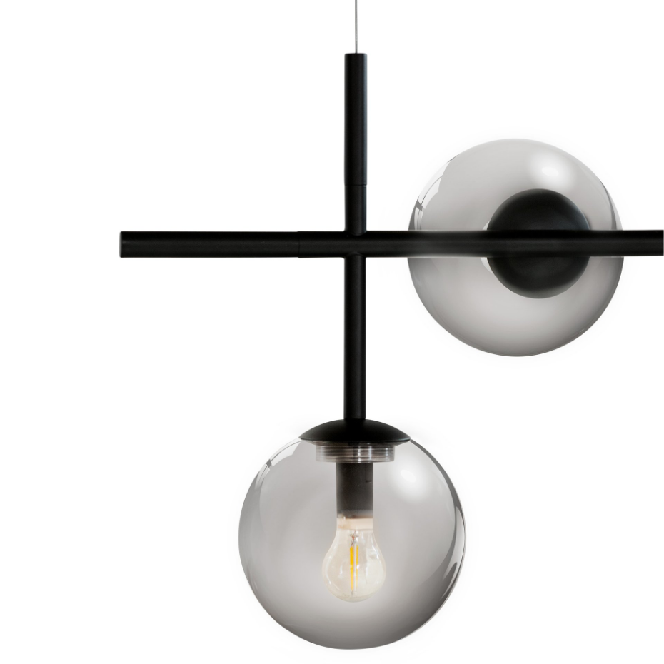 Suspension en Verre et Métal COMO
