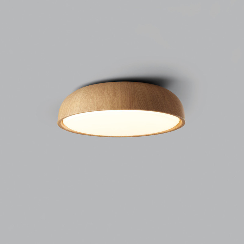 Plafonnier led salle de bain Tokio impression bois
