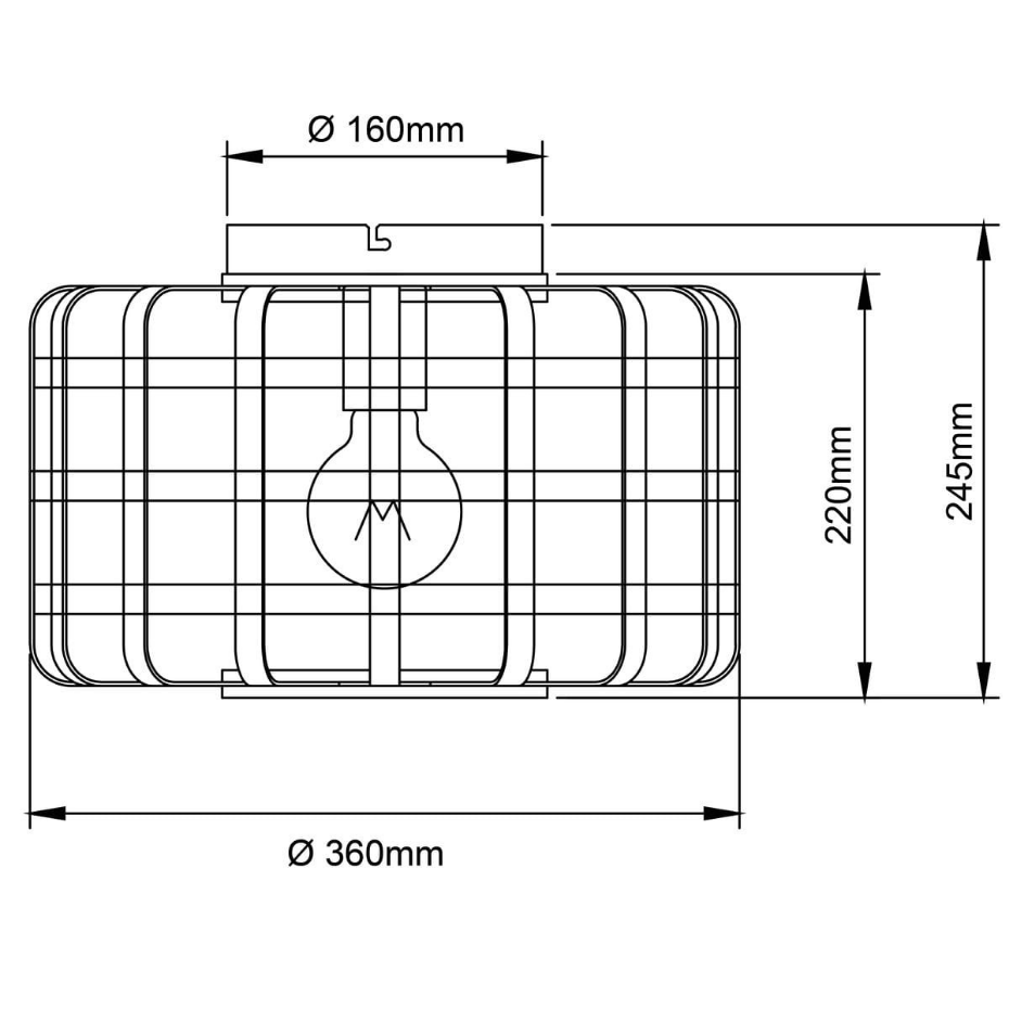 Plafonnier    WOODLINE