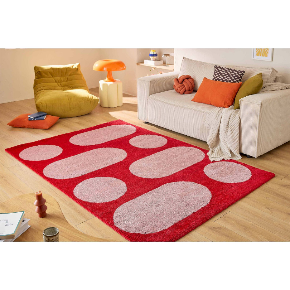 Tapis rectangulaire en polypropylène GROOVY