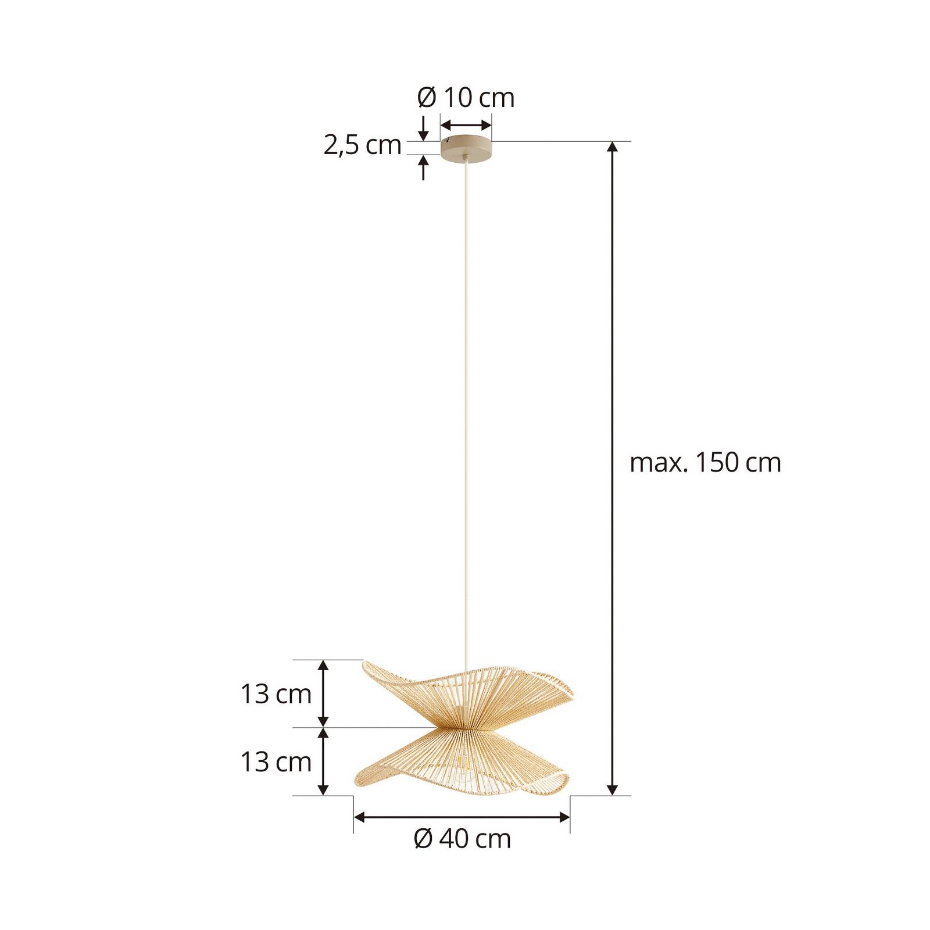 Suspension en papier moderne, Valdorin