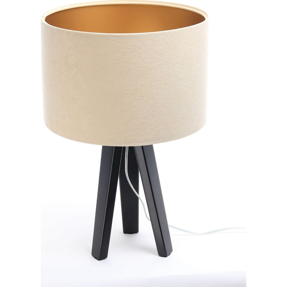 Lampe de chevet en bois Glamour