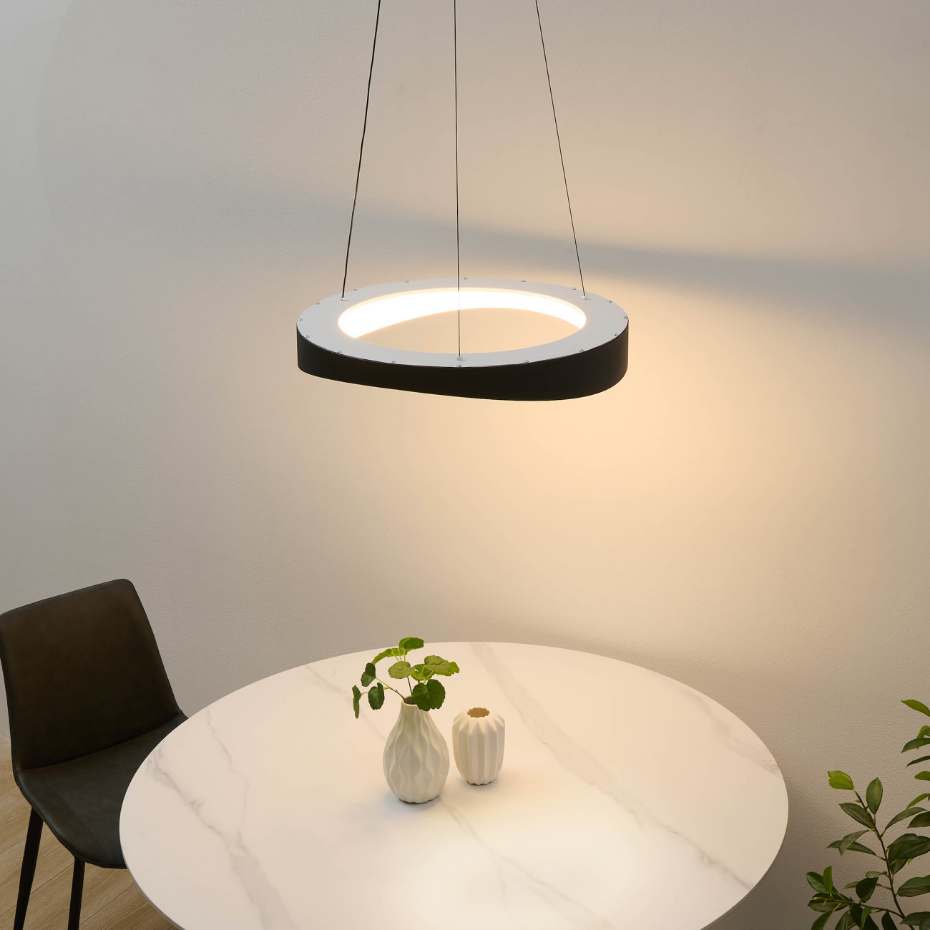 Suspension LED blanche épurée - LINISIA