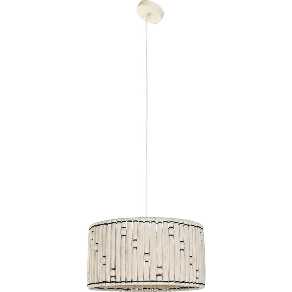 Suspension ronde en jute et coton Urban Vila3