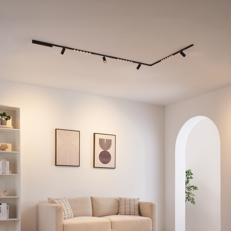 Kit rail magnétique 84W en L - LYNE