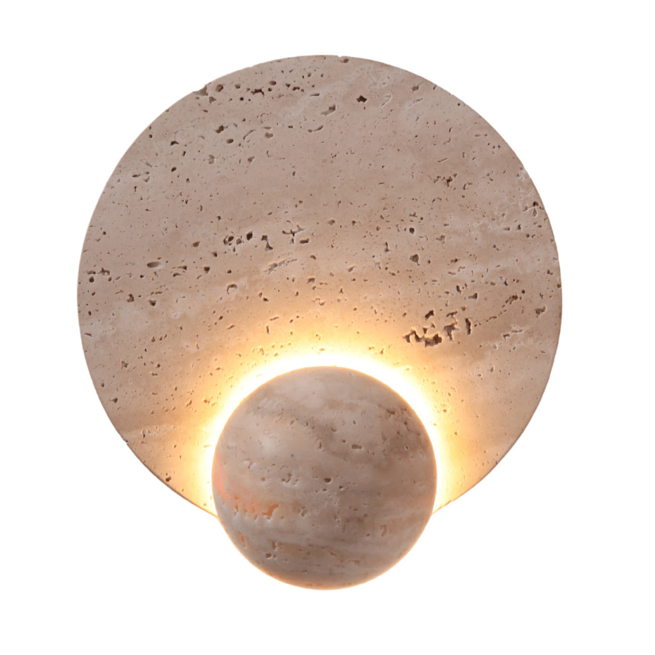 Applique à LED en travertin - ORSOLA