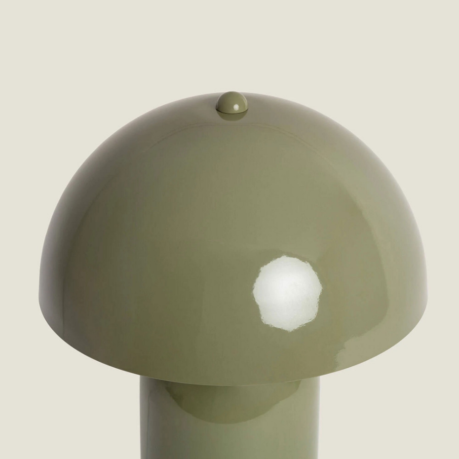 Lampe à poser champignon en métal- ARTO