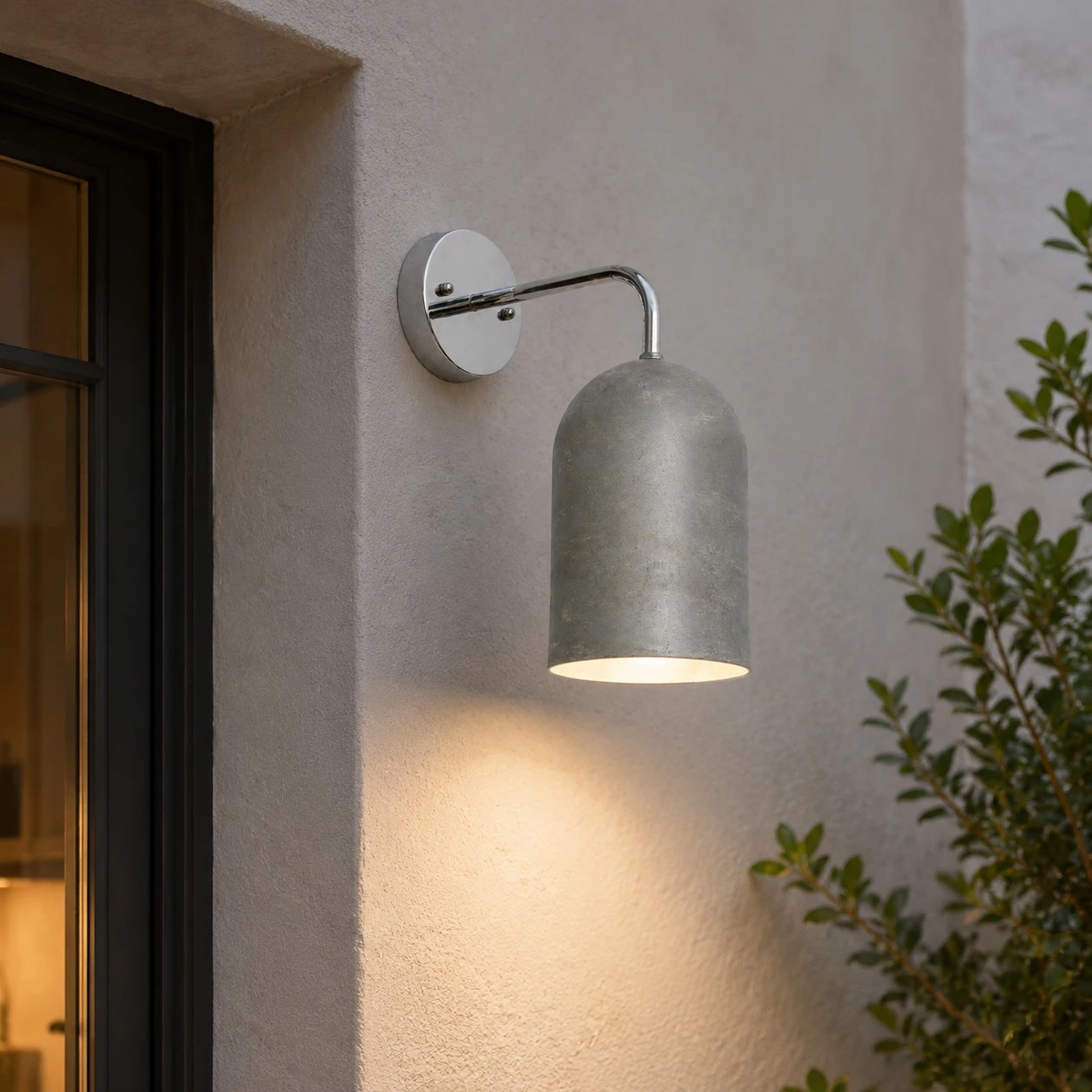 Vintage wall sconce installation scene