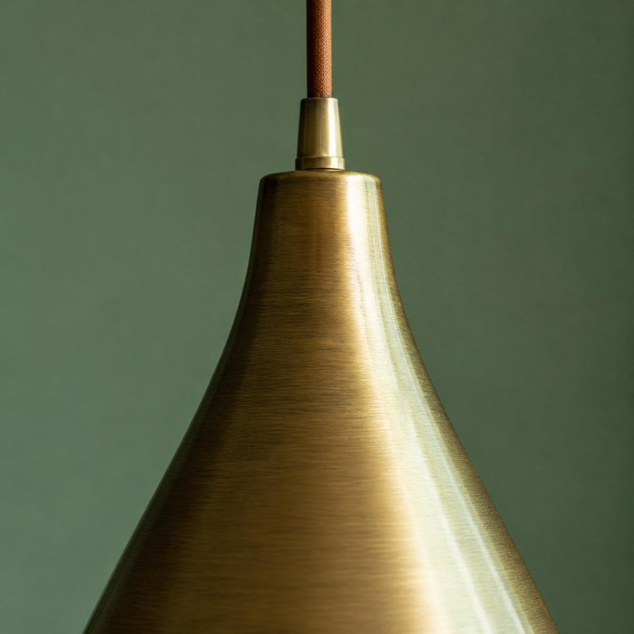 Textura de latão escovado
