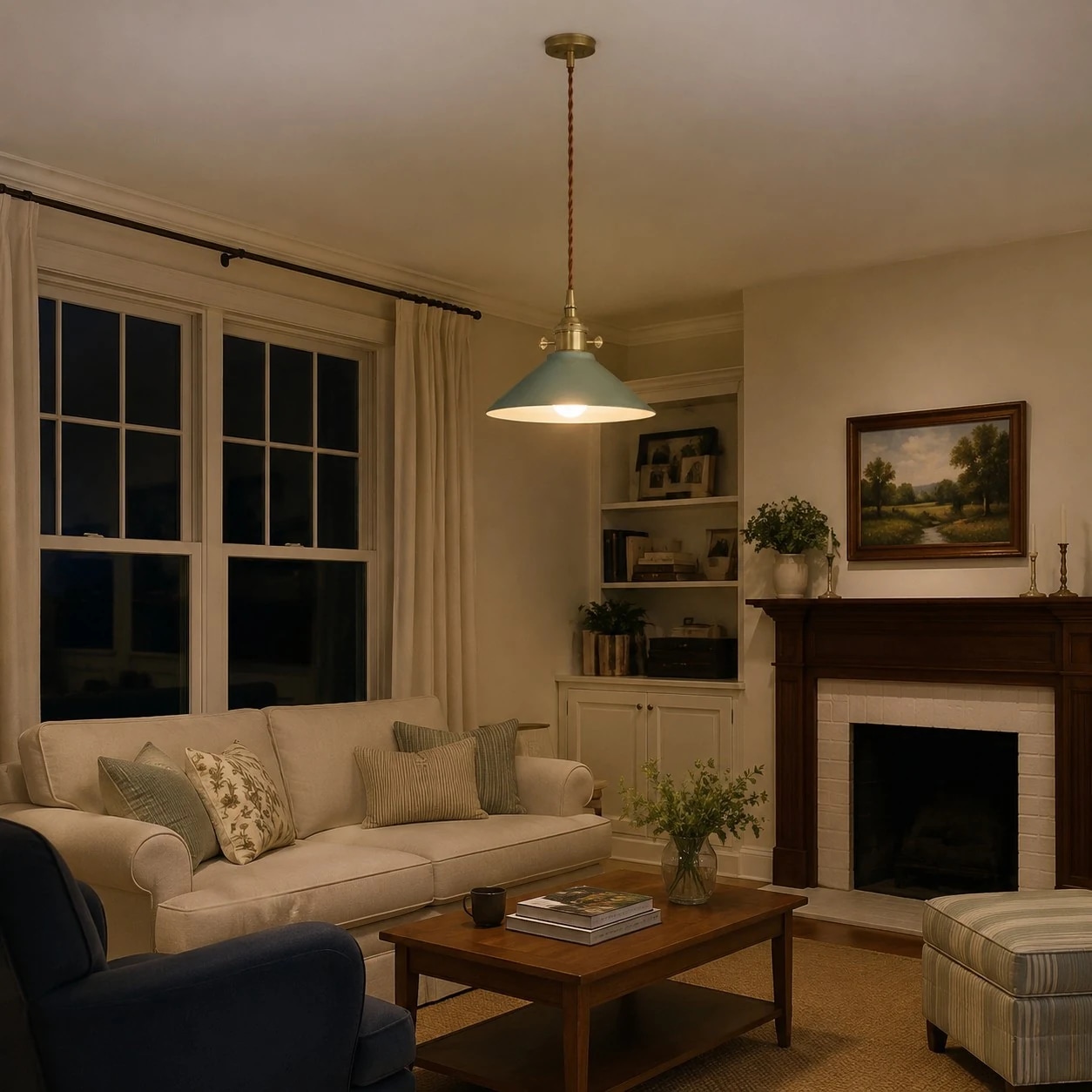 A quiet pendant for dining tables, tea corners, and bedside spaces. 4