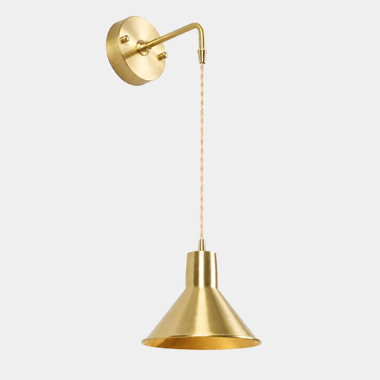 Mässing / Guldfärgad metallskärm / 1206LW